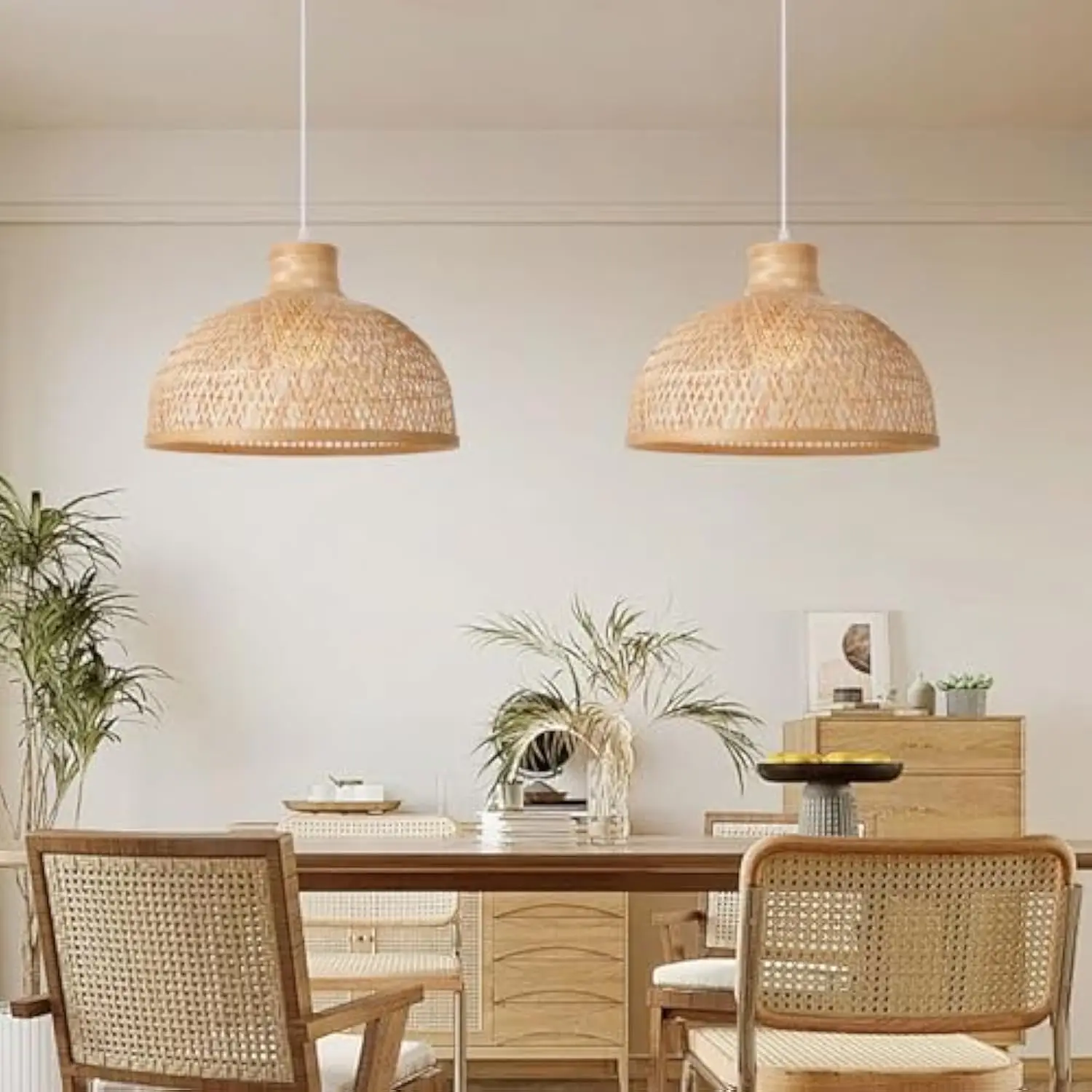 1 Light Rustic Bamboo Pendant Lighting Woven Pendant Light Fixtures Coastal Beach Boho Chandelier for Living Room Dining Room
1 Light Rustic Bamboo Pendant Lighting Woven Pendant Light Fixtures Coastal Beach Boho Chandelier for Living Room Dining Room
