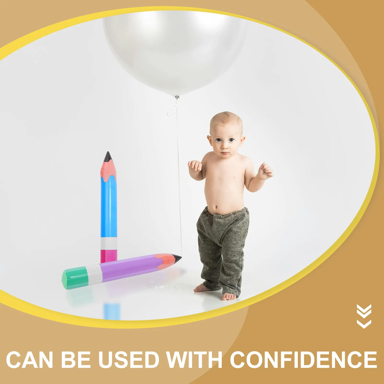 2Pcs Inflatable Crayon Prop Giant Big Tall PVC Party Decoration School Birthday Favor Novelty Inflatable Decor Classroom Supply
2Pcs Inflatable Crayon Prop Giant Big Tall PVC Party Decoration School Birthday Favor Novelty Inflatable Decor Classroom Supply