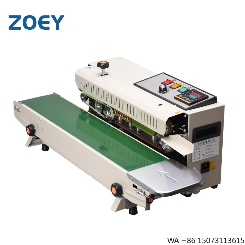 Continuous Band Sealer Horizontal Plastic Bags Heat Sealing Semi-Automatic
Continuous Band Sealer Horizontal Plastic Bags Heat Sealing Semi-Automatic