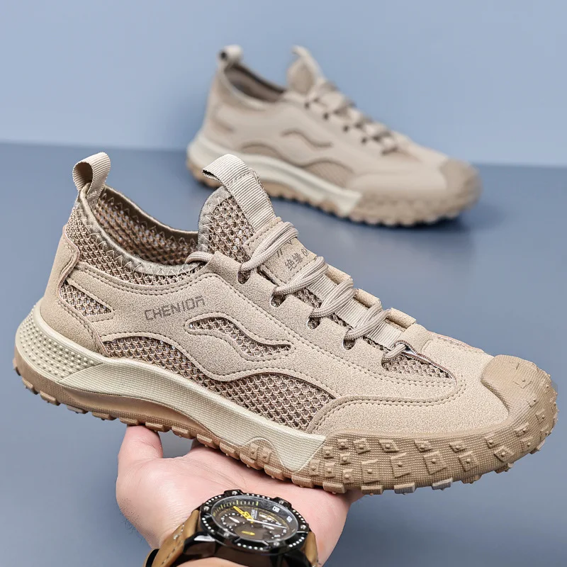 Oulylan Men's Summer Breathable Hollow Mesh Wading Shoes 2026 Outdoor Hiking Climbing Non-Slip Sport Sneakers Size 39-44
Oulylan Men's Summer Breathable Hollow Mesh Wading Shoes 2026 Outdoor Hiking Climbing Non-Slip Sport Sneakers Size 39-44