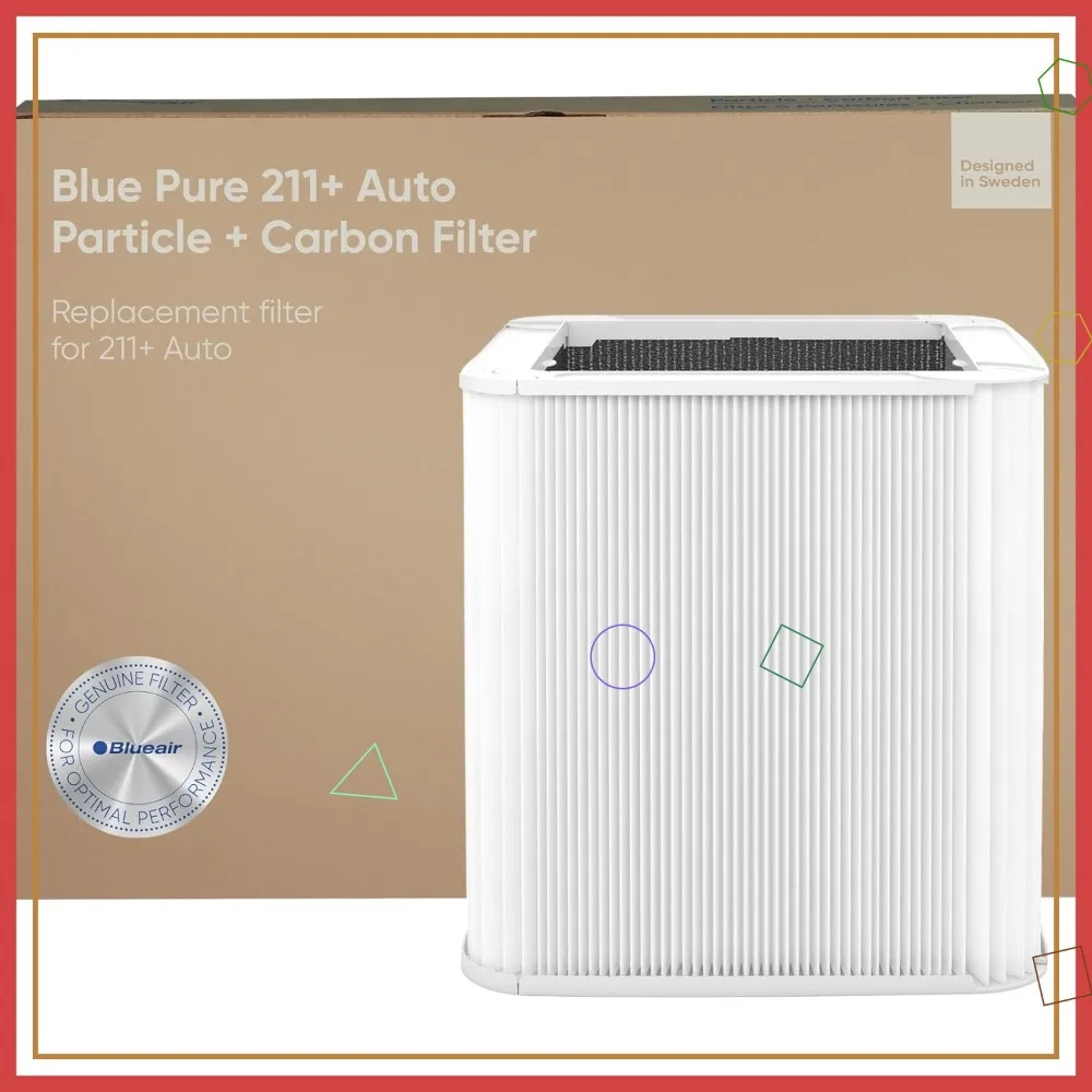 Replacement Filter for Blue Pure 211+, Particle & Activated Carbon, 3-in-1 HEPA Air Purifier Filter
Replacement Filter for Blue Pure 211+, Particle & Activated Carbon, 3-in-1 HEPA Air Purifier Filter
