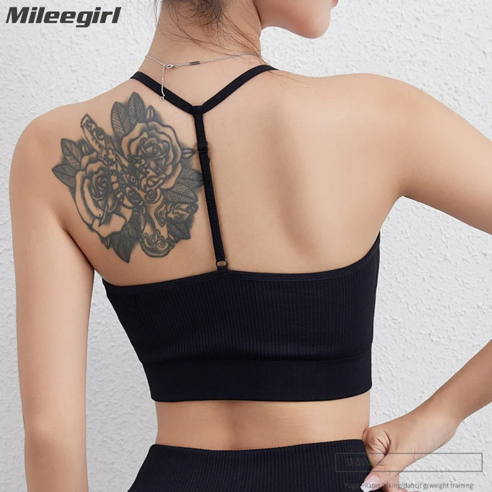 Mileegirl Y Back Yoga Bras Women Seamless Sports Crop Tops Padded Quick Drying Gym Fitness Vest Low Neck Workout Running Bras
Mileegirl Y Back Yoga Bras Women Seamless Sports Crop Tops Padded Quick Drying Gym Fitness Vest Low Neck Workout Running Bras