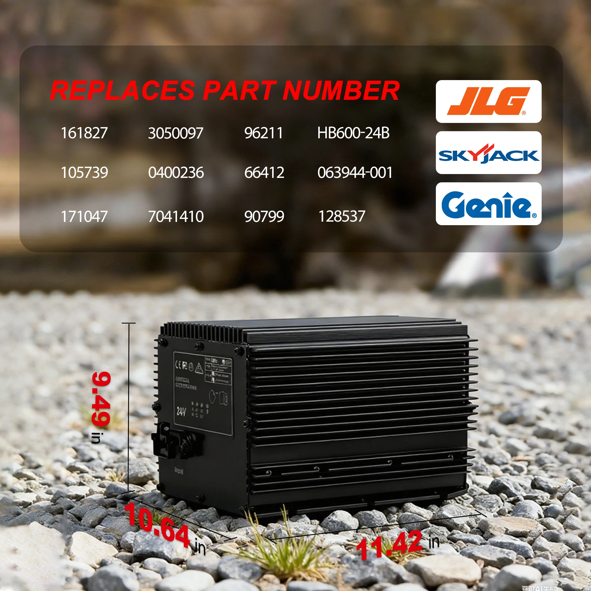 24V/25A Battery Charger 7041782 90712 25890712 25890799 for JLG MEC Scissor Lift
24V/25A Battery Charger 7041782 90712 25890712 25890799 for JLG MEC Scissor Lift