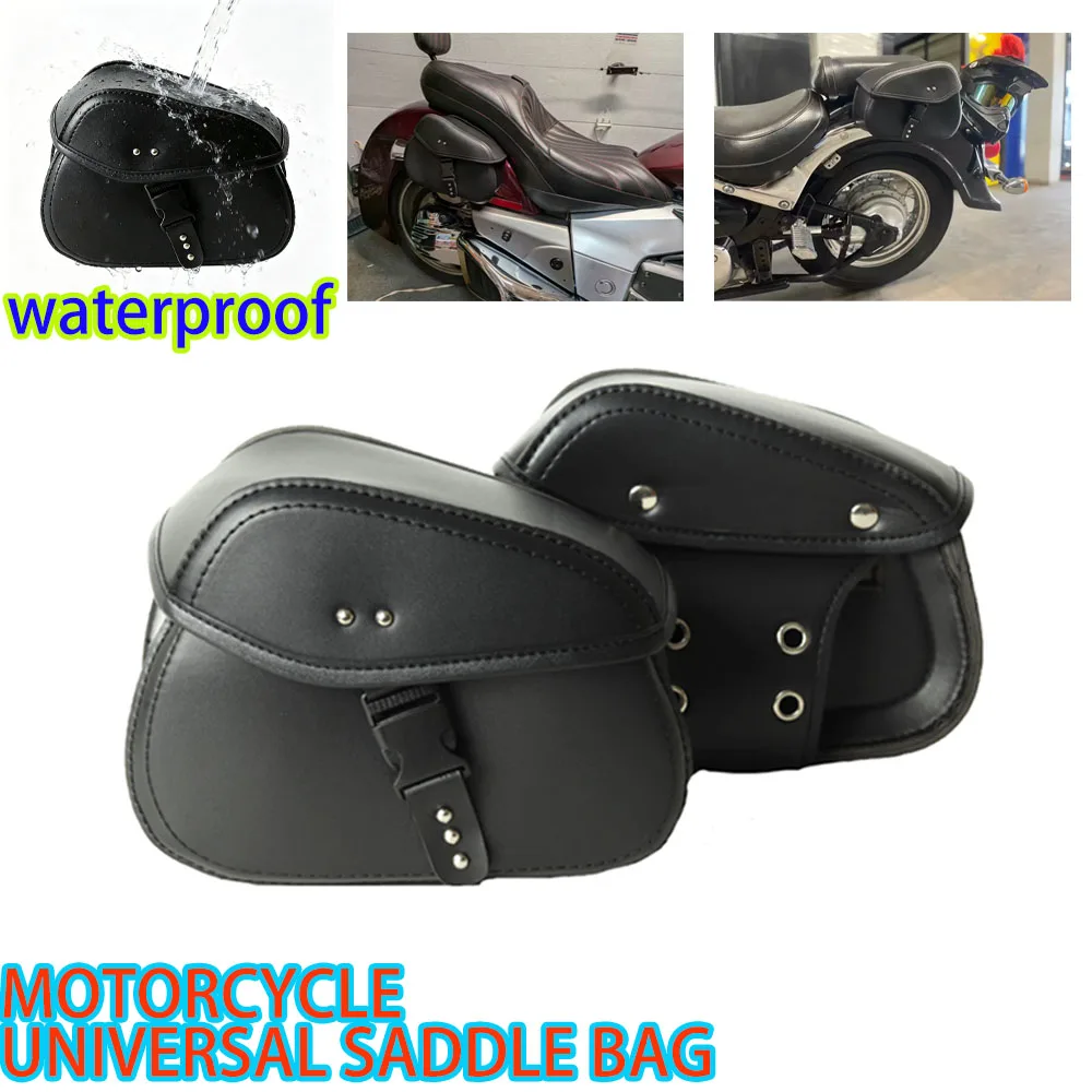 Universal Motorcycle Saddlebag Motorbike Side Storage Tool Waterproof PU Leather Backseat Bag For Most Motorcycles
Universal Motorcycle Saddlebag Motorbike Side Storage Tool Waterproof PU Leather Backseat Bag For Most Motorcycles