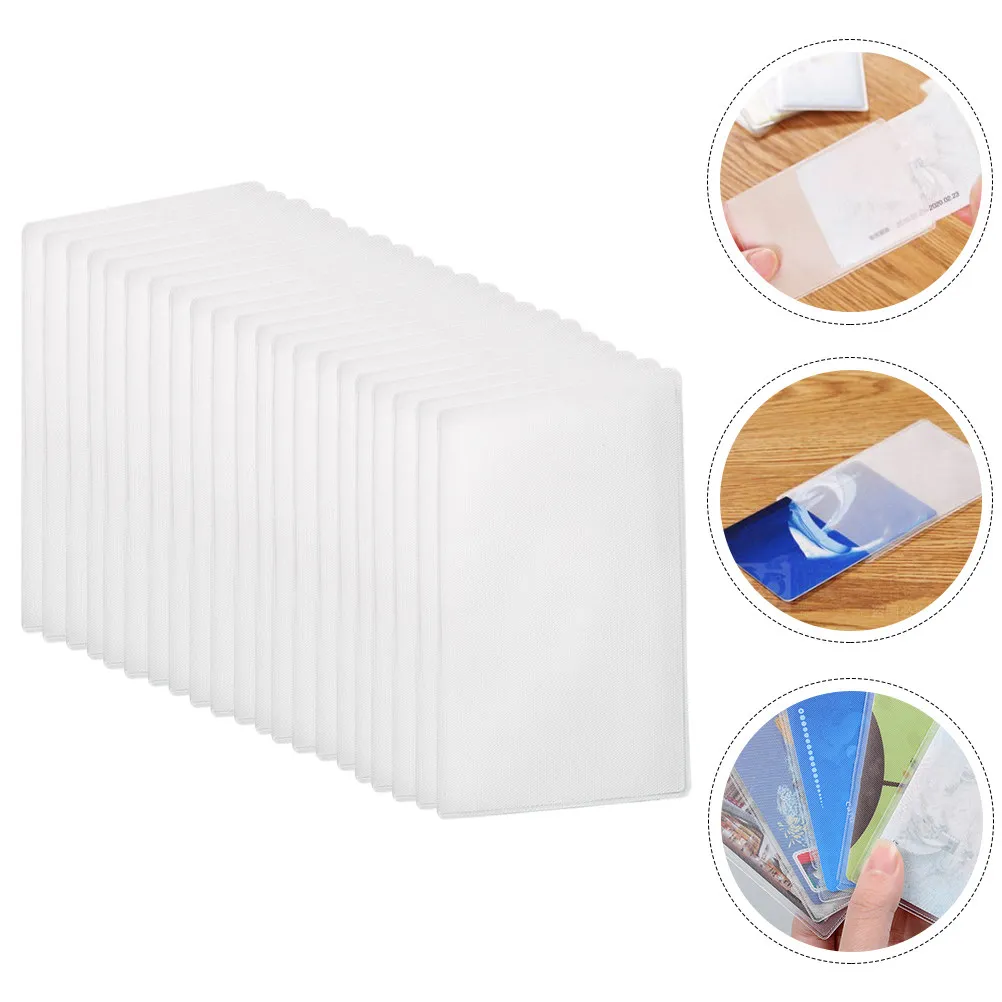 100Pcs Clear Frosted Card Protective Sleeves Multi Purpose Credit Business Social Security Holders
100Pcs Clear Frosted Card Protective Sleeves Multi Purpose Credit Business Social Security Holders