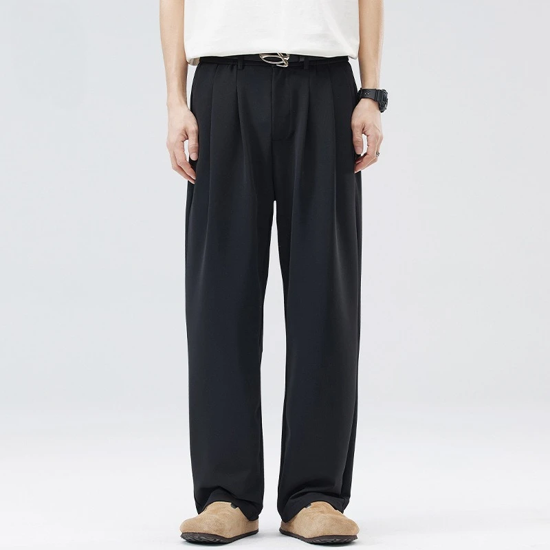 2026 Spring New Small Trousers Men's Loose Drape Straight Wide-leg Commuter Suit Casual Trousers
2026 Spring New Small Trousers Men's Loose Drape Straight Wide-leg Commuter Suit Casual Trousers
