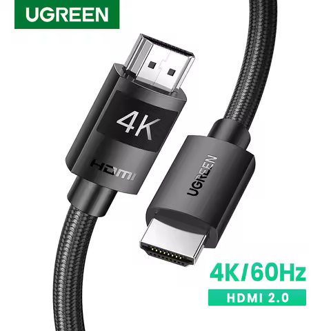 UGREEN HDMI 케이블 RTX 3080 PS4 Xbox HDMI 분배기 HDMI 스위치 Aux 이더넷 케이블 4K 3D 케이블 HDMI 용 4K/60Hz HDMI 2.0 케이블