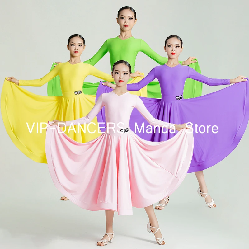 Multiple Colors Ballroom Dance Dress Standard Waltz Modern Dance Competition Stage Training Wear Line Dance Suit Girls VDL736
Multiple Colors Ballroom Dance Dress Standard Waltz Modern Dance Competition Stage Training Wear Line Dance Suit Girls VDL736