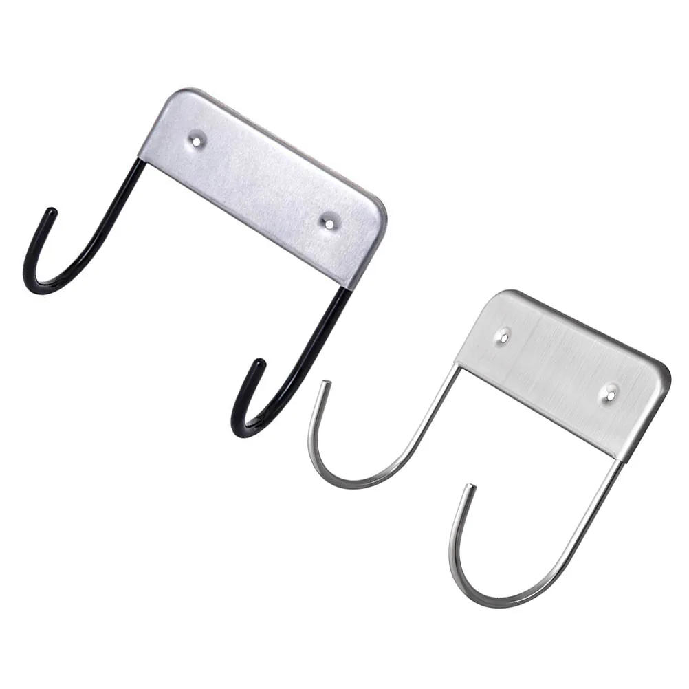 2 Pcs Ironing Board Hanger Bathroom Organizers Coat Rack Daily Use Double Hooks Clothes Hanging Wall-mounted Stainless Steel
2 Pcs Ironing Board Hanger Bathroom Organizers Coat Rack Daily Use Double Hooks Clothes Hanging Wall-mounted Stainless Steel
