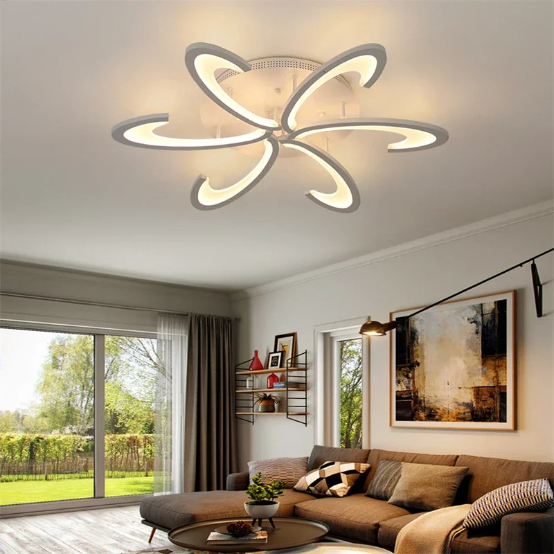 Modern Creative Design Acrylic Ceiling Light Fixture Led Chandelier Ceiling Lamps RC Dimming Indoor Lighting Plafon Lustres
Modern Creative Design Acrylic Ceiling Light Fixture Led Chandelier Ceiling Lamps RC Dimming Indoor Lighting Plafon Lustres