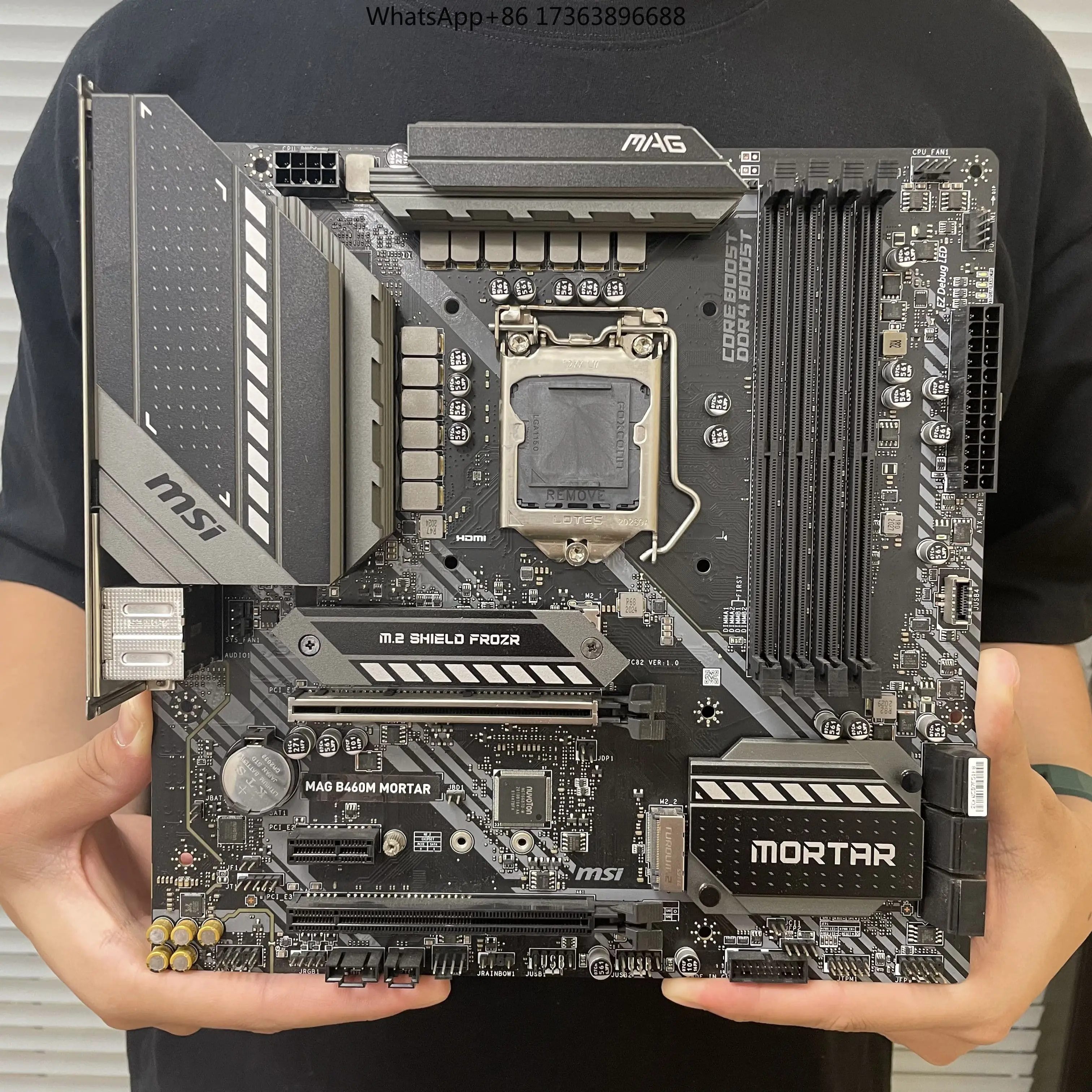 Original B460M B460 MORTAR Gaming Motherboard With M.2 NVME and 4*DDR4 RAM
Original B460M B460 MORTAR Gaming Motherboard With M.2 NVME and 4*DDR4 RAM