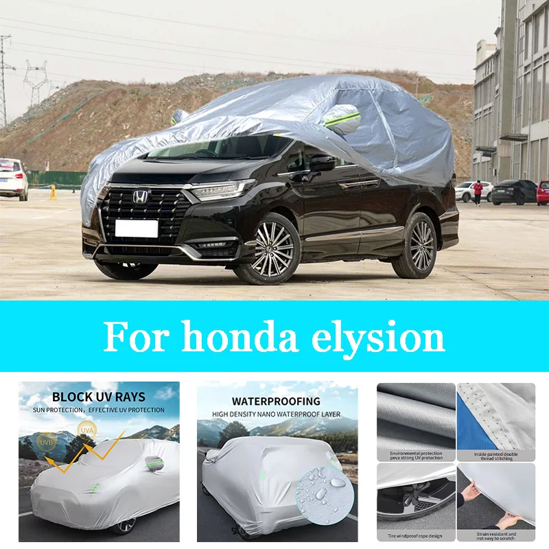 Автомобильный чехол, уличный, полностью внешний, снежный чехол, солнцезащитный козырек, водонепроницаемая, пылезащитная защита со светоотражающими полосками для Honda Elysion
Автомобильный чехол, уличный, полностью внешний, снежный чехол, солнцезащитный козырек, водонепроницаемая, пылезащитная защита со светоотражающими полосками для Honda Elysion