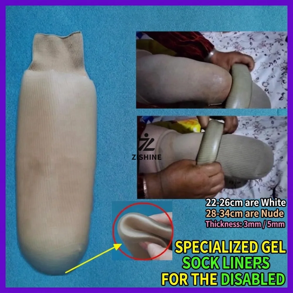 Universal Silicone Gel Prosthesis Liner Socks 22-34cm Above & Below Knee Amputee Residual Limb Protector Sleeves White Beige
Universal Silicone Gel Prosthesis Liner Socks 22-34cm Above & Below Knee Amputee Residual Limb Protector Sleeves White Beige