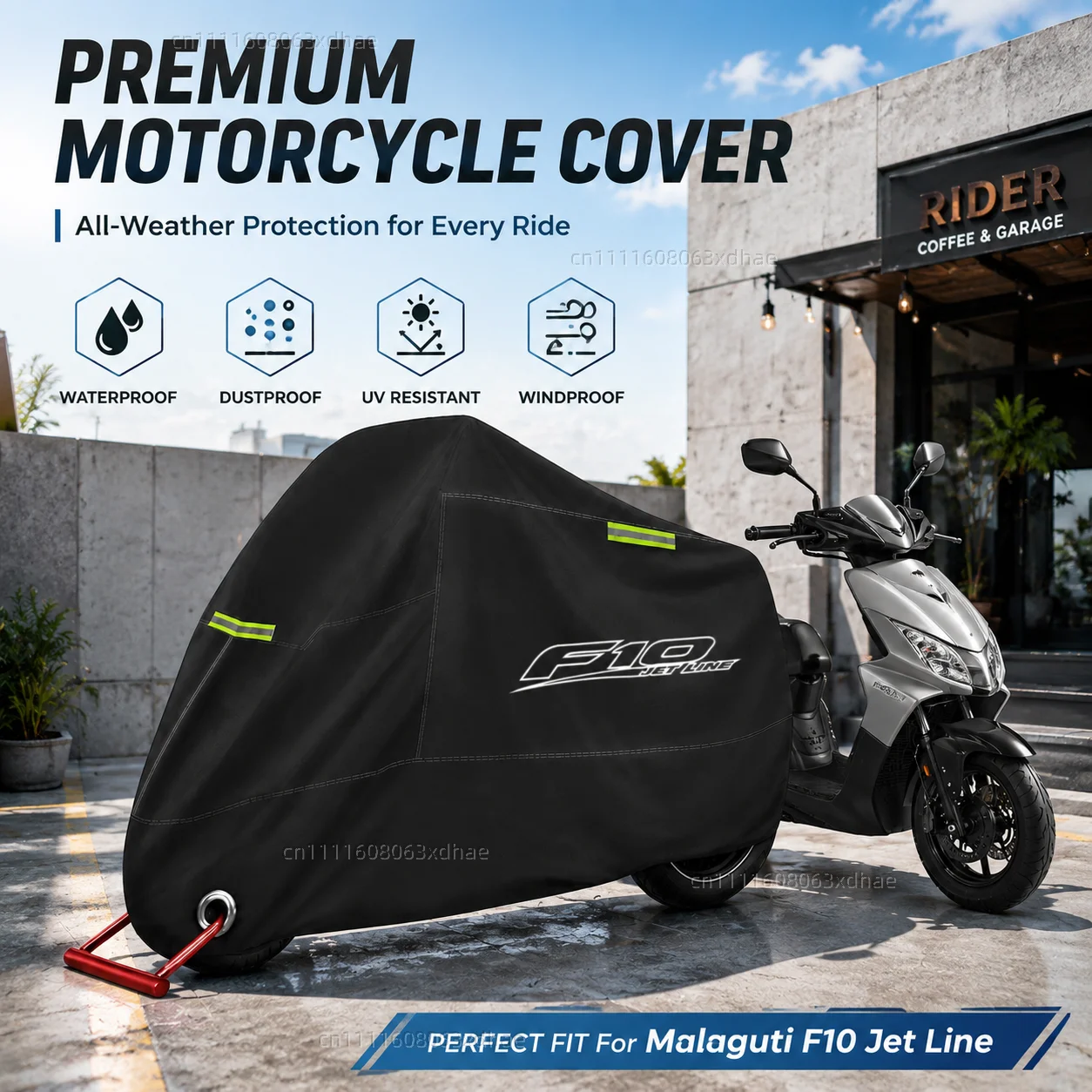 All Season Motorcycle Cover Rainproof Dustproof UV Protection 190T Oxford Cloth For For Malaguti F10 Jet Line 1995-2003
All Season Motorcycle Cover Rainproof Dustproof UV Protection 190T Oxford Cloth For For Malaguti F10 Jet Line 1995-2003