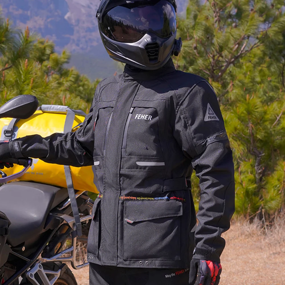FEHER New Motorcycle Riding Rally Suit Four Seasons Waterproof Winter Windproof Warm Motorcycle Riding Equipment Jacket
FEHER New Motorcycle Riding Rally Suit Four Seasons Waterproof Winter Windproof Warm Motorcycle Riding Equipment Jacket
