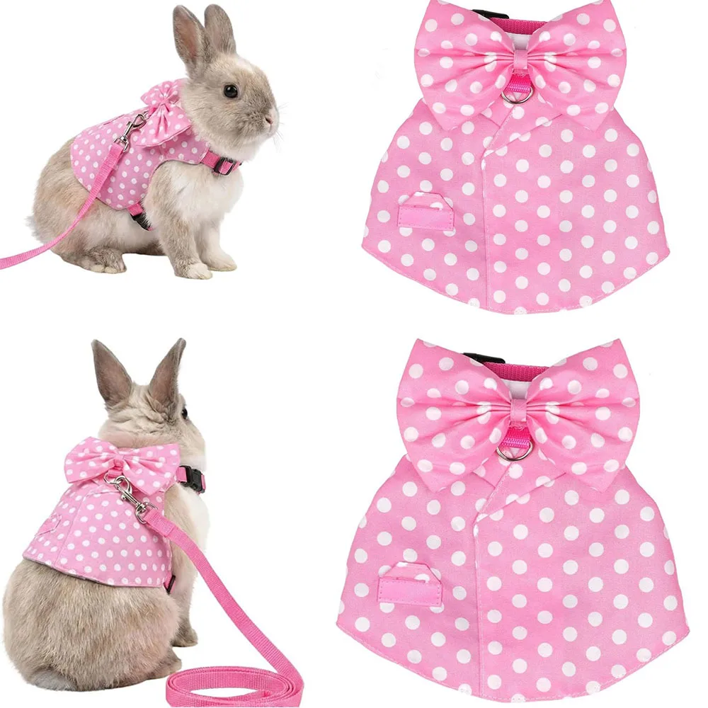 2PCS Bunny Harness Leash Set, Soft Mesh Vest with Bow, Adjustable Escape Proof for Rabbits Kittens Guinea Pigs(S&M)
2PCS Bunny Harness Leash Set, Soft Mesh Vest with Bow, Adjustable Escape Proof for Rabbits Kittens Guinea Pigs(S&M)
