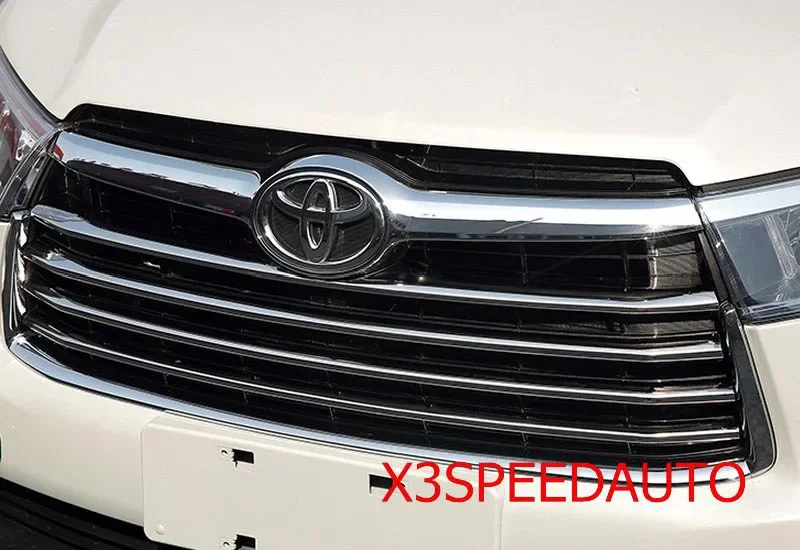 Grill Grille Trim Cover For Toyota Highlander 2014 2015 2016 2017 Free Chromed ABS Plastic 4PCS
Grill Grille Trim Cover For Toyota Highlander 2014 2015 2016 2017 Free Chromed ABS Plastic 4PCS