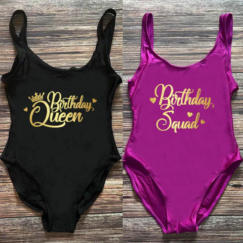 2025 BIRTHDAY QUEEN Swimsuit Women Summer One Piece Swimwear Birthday Party Swimming Suit Sexy Beachwear maillot de bain femme
2025 BIRTHDAY QUEEN Swimsuit Women Summer One Piece Swimwear Birthday Party Swimming Suit Sexy Beachwear maillot de bain femme