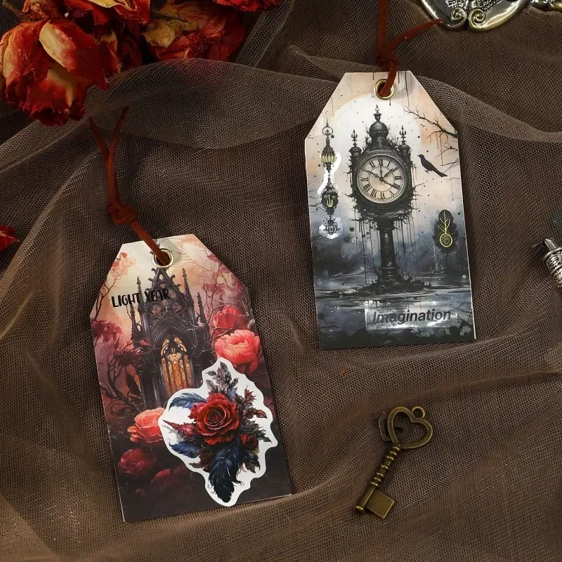 40Pcs Dark Gothic Art Style Handbook Material Codex Bag Children Decor Handbook Material 151*89mm Dark Handbook Series
40Pcs Dark Gothic Art Style Handbook Material Codex Bag Children Decor Handbook Material 151*89mm Dark Handbook Series