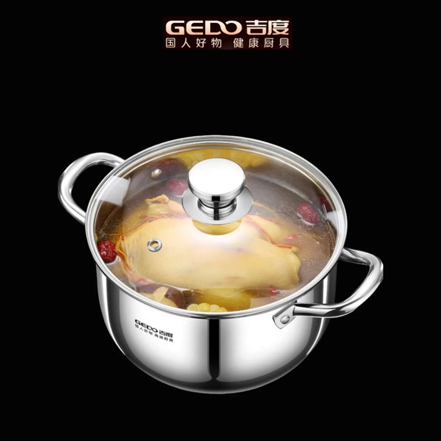 LFGB Certification 304 Stainless Steel Stewpot 24cm Diameter Ultra Thick Saucepot with Tempered Glass Cover and Accurate Scale
LFGB Certification 304 Stainless Steel Stewpot 24cm Diameter Ultra Thick Saucepot with Tempered Glass Cover and Accurate Scale