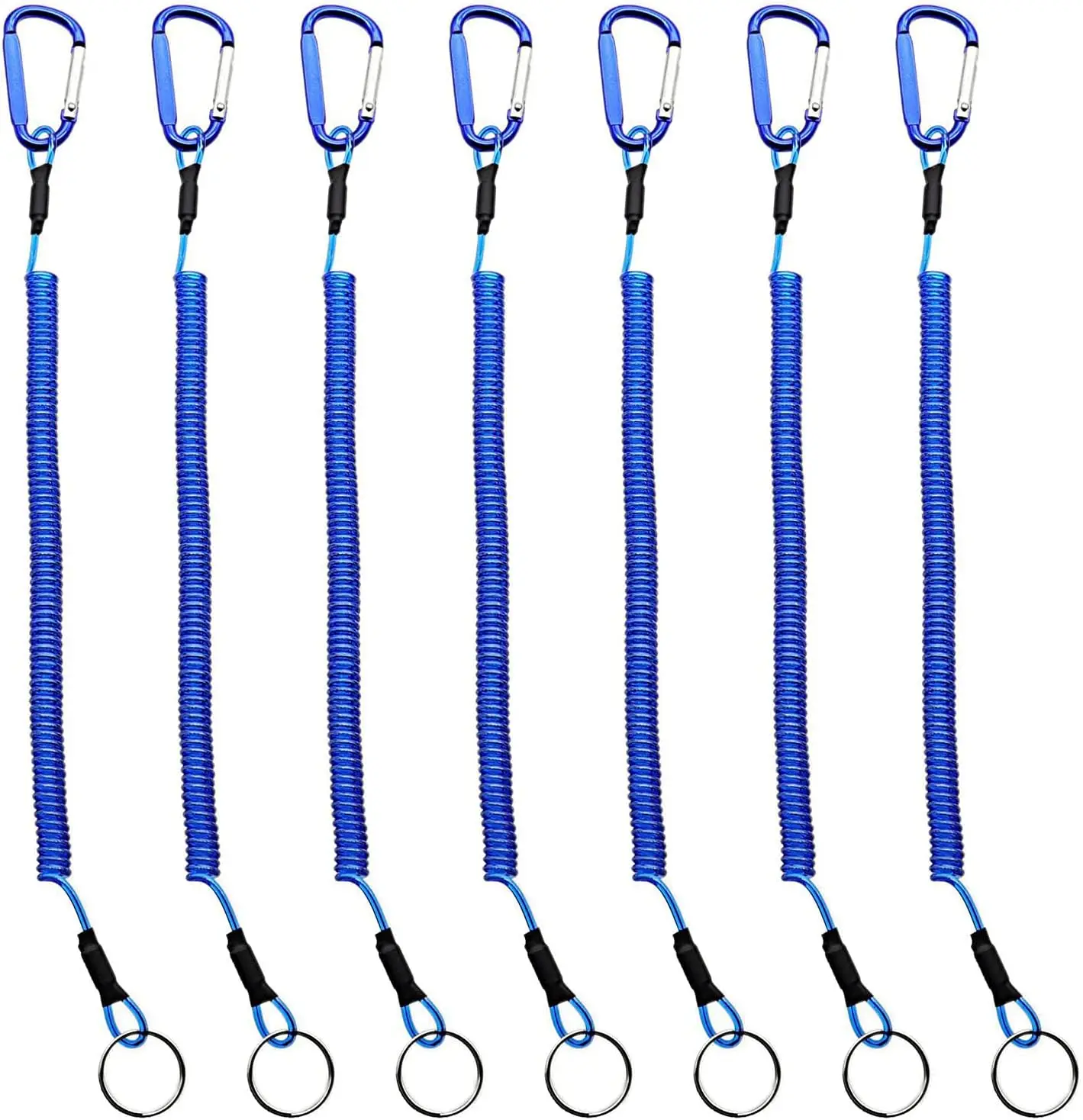 7PCS Retractable Fishing Lanyards with Steel Wire, Buckle Clip, Split Ring for Pliers, Kayak, Boating
7PCS Retractable Fishing Lanyards with Steel Wire, Buckle Clip, Split Ring for Pliers, Kayak, Boating