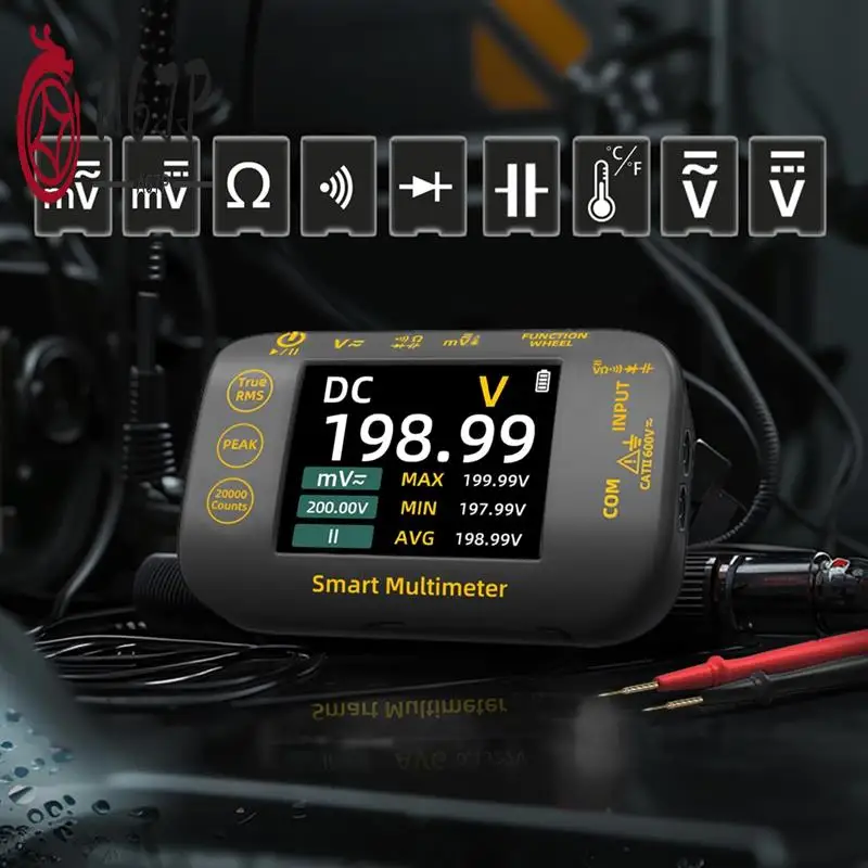 A67P-фотоэлектрический мультиметр, 20000 слов, перезаряжаемый цифровой мультиметр, 2,8-дюймовый электрический тестер с цветным экраном, MV Voltmete
A67P-фотоэлектрический мультиметр, 20000 слов, перезаряжаемый цифровой мультиметр, 2,8-дюймовый электрический тестер с цветным экраном, MV Voltmete