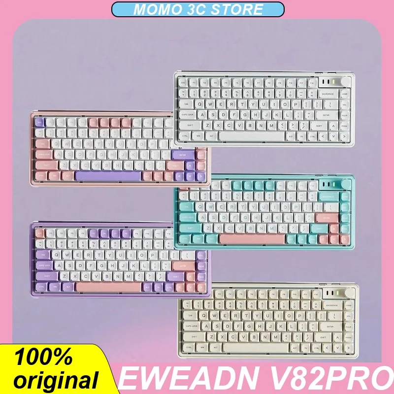 Eweadn V82PRO Customized Mechanical Keyboard Tri-mode Wireless Bluetooth Mouses Set E-sports Gaming PC Accessory Gift
Eweadn V82PRO Customized Mechanical Keyboard Tri-mode Wireless Bluetooth Mouses Set E-sports Gaming PC Accessory Gift