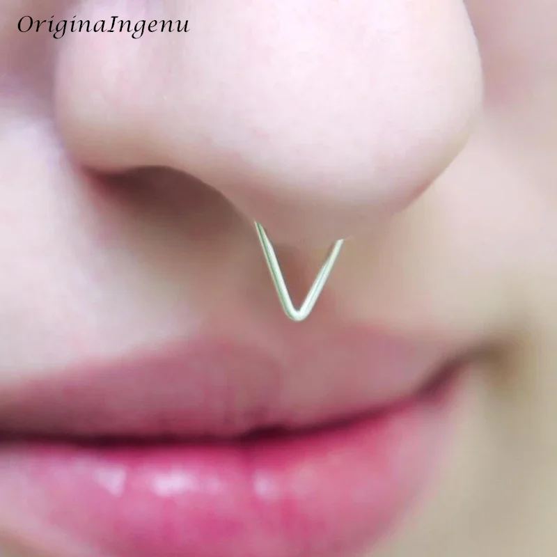 14K Gold Filled Nose Ring Handmade Tarnish Resistant Fake Piercing Jewelry Body Jewelry Waterproof Fake Nose Ring
14K Gold Filled Nose Ring Handmade Tarnish Resistant Fake Piercing Jewelry Body Jewelry Waterproof Fake Nose Ring