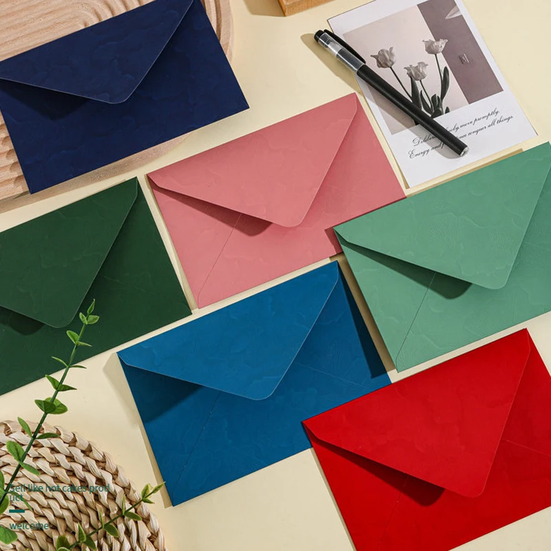 30pcs 11x15.5cm Envelopes for Wedding 150g Texture Paper Invitation Embossed Texture Business Stationery Supplies Storage Bag
30pcs 11x15.5cm Envelopes for Wedding 150g Texture Paper Invitation Embossed Texture Business Stationery Supplies Storage Bag