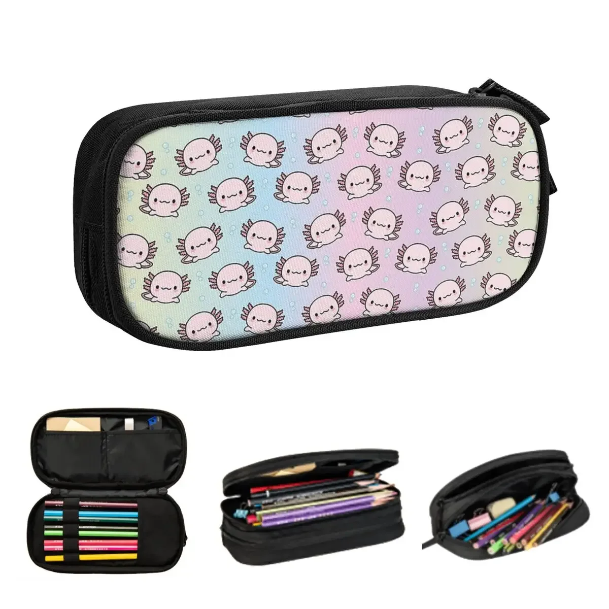 Cute Axolotl Backpack Pencil Cases Large Storage Pen Bags Pen Box Pencil Pouch For Boys Girls Students Stationery School Office
Cute Axolotl Backpack Pencil Cases Large Storage Pen Bags Pen Box Pencil Pouch For Boys Girls Students Stationery School Office