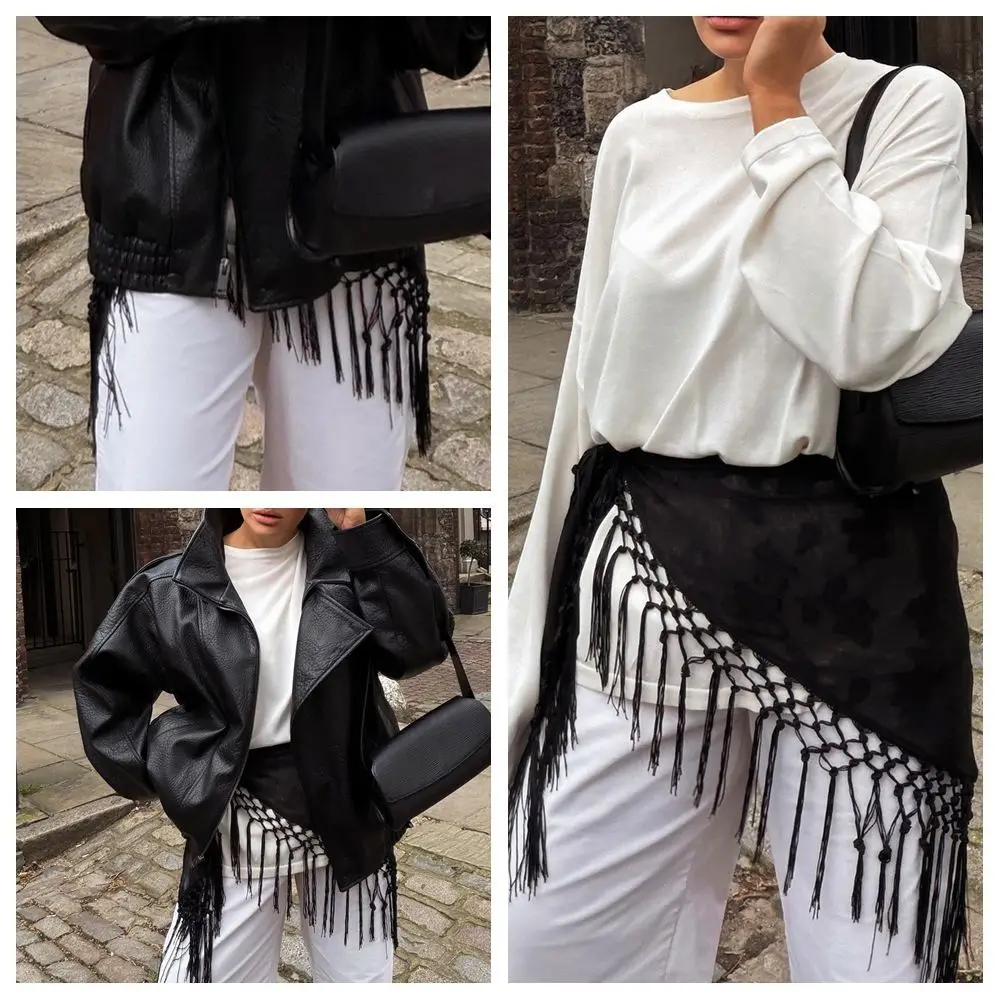 New Fringed Edge Tassel Scarf Soft Breathable Oversize Shawl Women's Accessory Y2K Streetwear Waist Scarf Jeans Decoration
New Fringed Edge Tassel Scarf Soft Breathable Oversize Shawl Women's Accessory Y2K Streetwear Waist Scarf Jeans Decoration