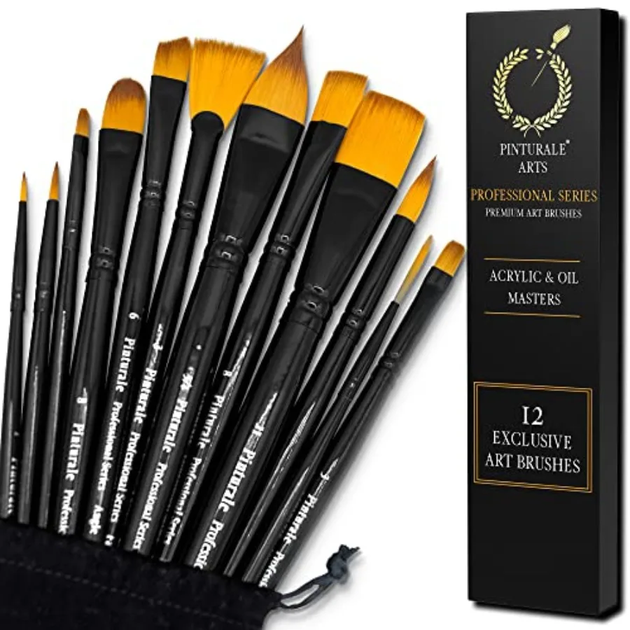 Set of 12 Acrylic Paint Brushes Professional Acrylic and Oil Masters Oil Painting Brushes Handmade Paint Brush Set for Acrylic
Set of 12 Acrylic Paint Brushes Professional Acrylic and Oil Masters Oil Painting Brushes Handmade Paint Brush Set for Acrylic