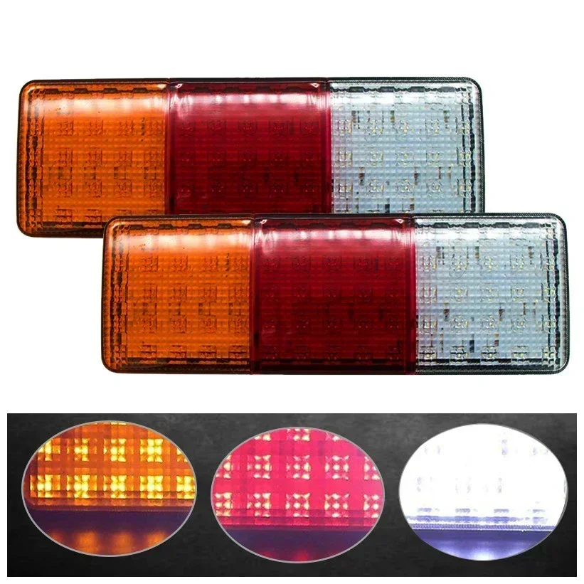 2pcs 12V Waterproof 75 LED Tail Lights Trailer Lights Signal Indicator Lights For RV Camper Van Trailer Truck Boat
2pcs 12V Waterproof 75 LED Tail Lights Trailer Lights Signal Indicator Lights For RV Camper Van Trailer Truck Boat