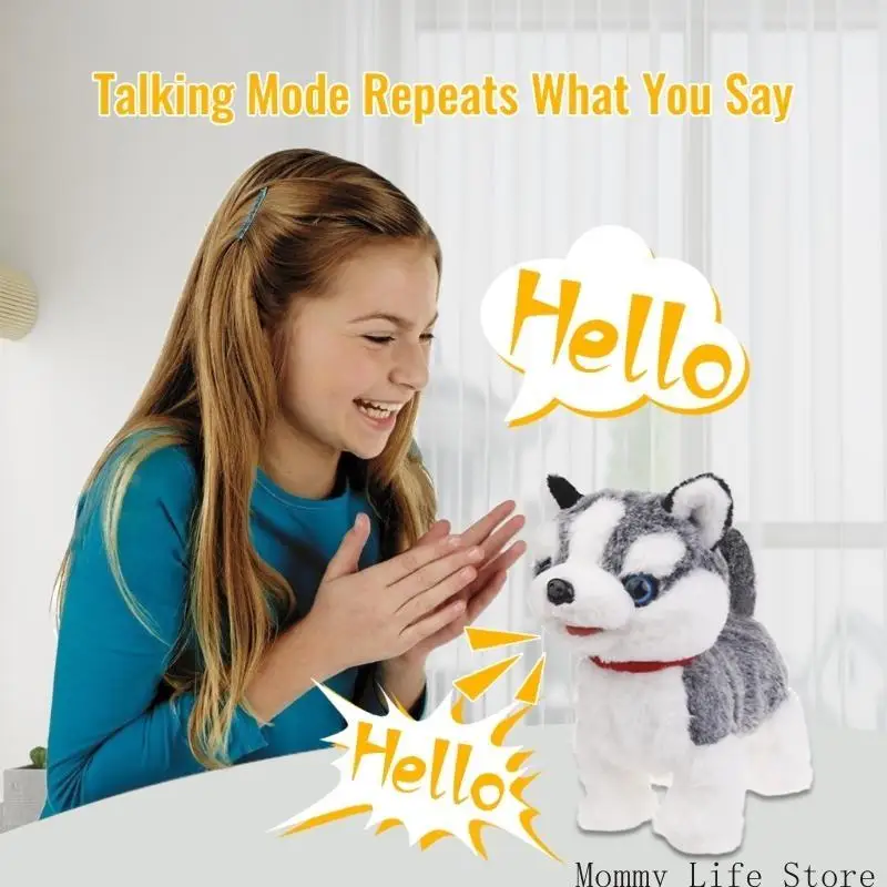 Electric Walking Plush Dog Toy with Leash Singing, Barking & Music Interactive Toy for Toddler Crawling Learning & Kids Gift
Electric Walking Plush Dog Toy with Leash Singing, Barking & Music Interactive Toy for Toddler Crawling Learning & Kids Gift