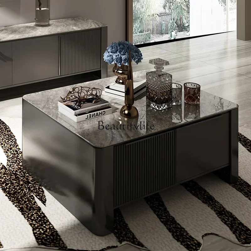 yj58 Italian Solid Wood Tea Table Light Luxury Square Stone Plate Tea Table
yj58 Italian Solid Wood Tea Table Light Luxury Square Stone Plate Tea Table