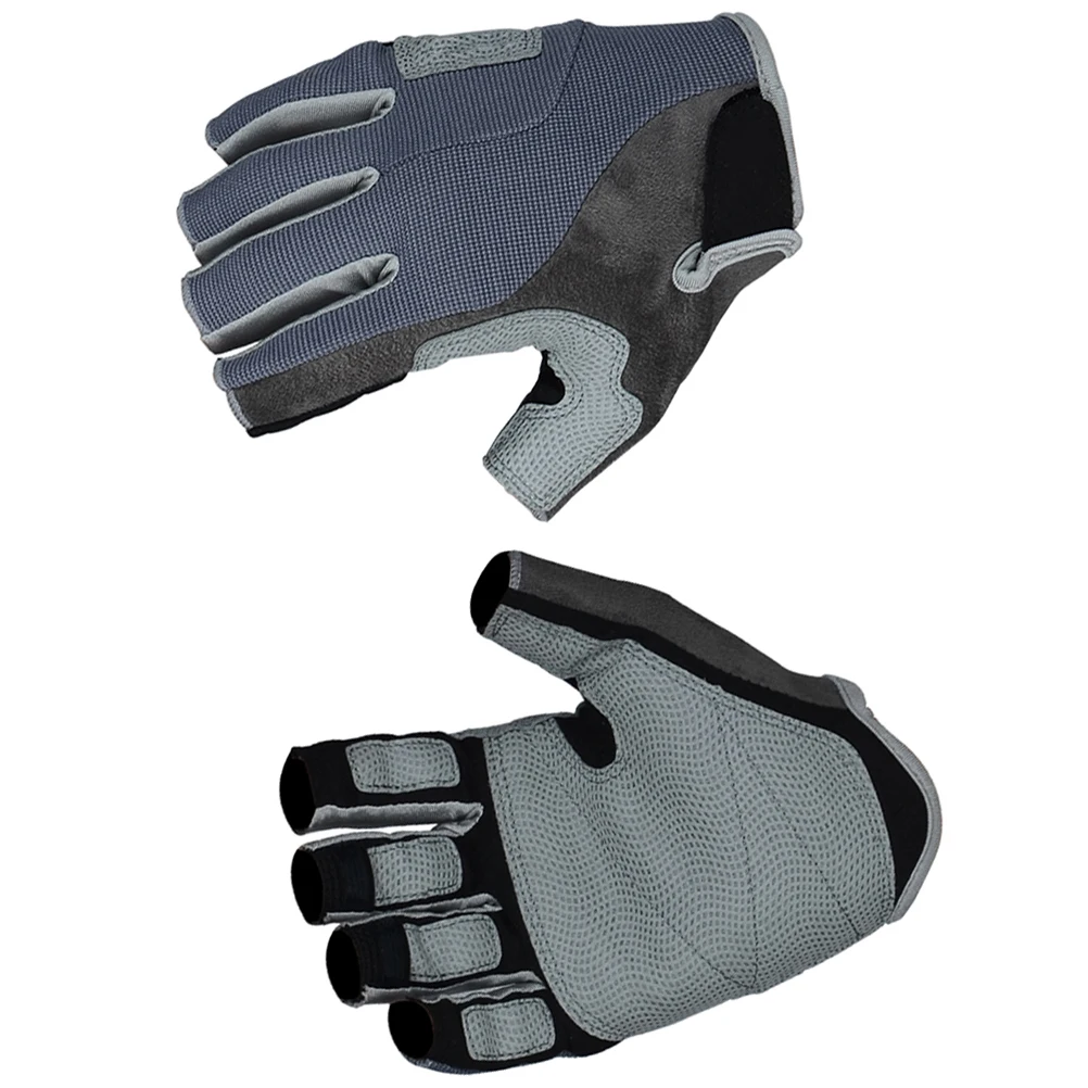 1Pair Half Finger Gloves Fitness Climbing Hiking Outdoor Sports Grey Size M Adjustable Wrist Anti-Slip Climbing Gloves
1Pair Half Finger Gloves Fitness Climbing Hiking Outdoor Sports Grey Size M Adjustable Wrist Anti-Slip Climbing Gloves