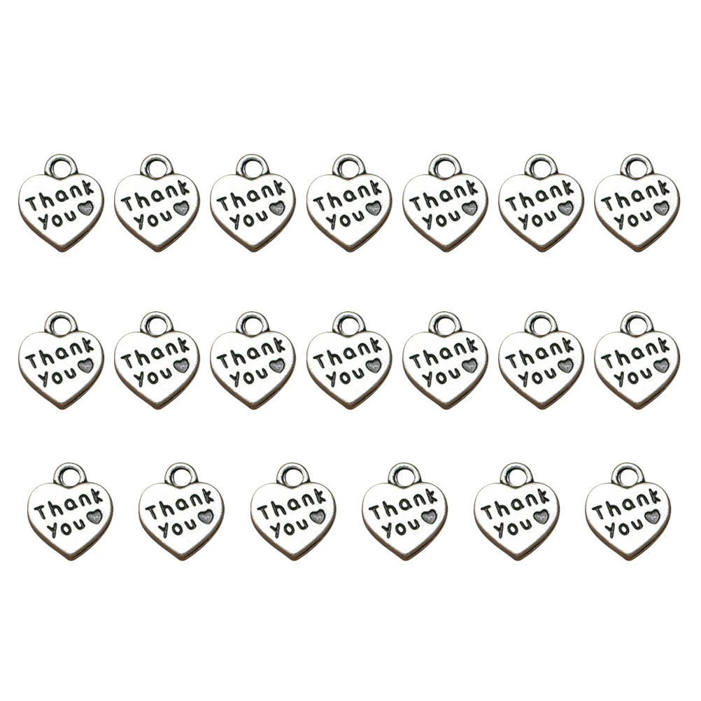 20pcs Thank Necklace Charm Heart Shaped Alloy Pendant DIY Thank You Charms For Jewelry Making Jewelry Making Bracelet Earrings
20pcs Thank Necklace Charm Heart Shaped Alloy Pendant DIY Thank You Charms For Jewelry Making Jewelry Making Bracelet Earrings