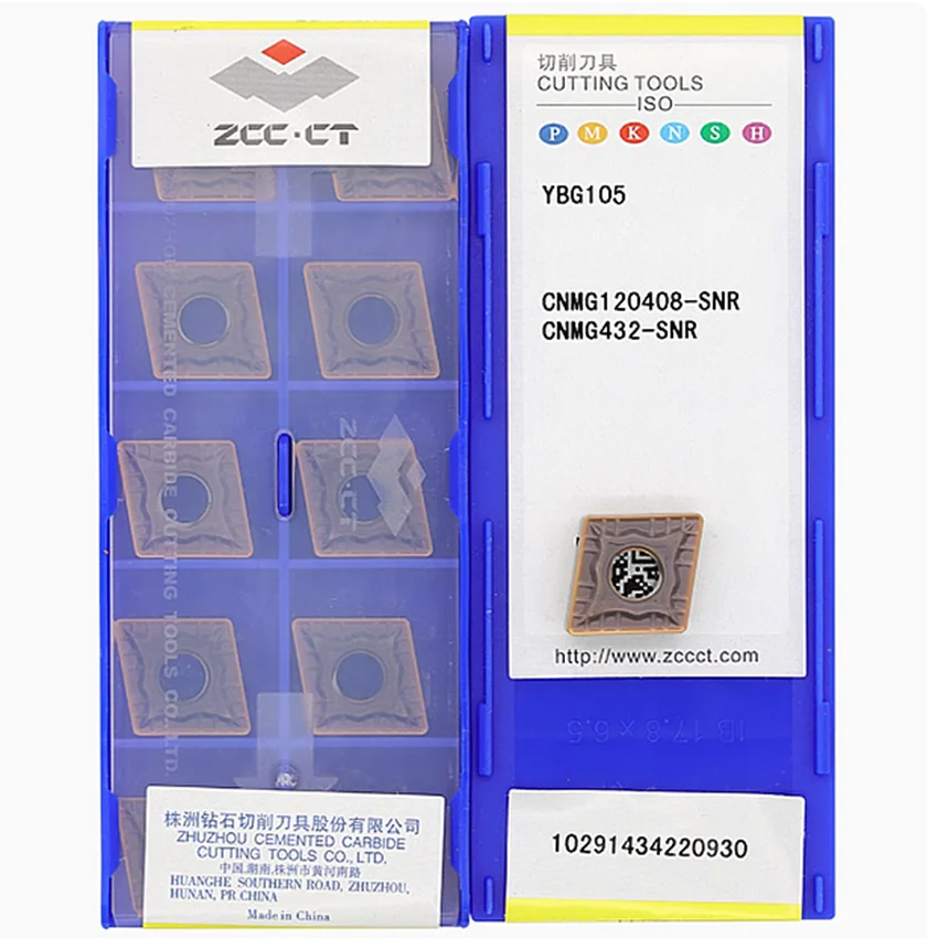 CNMG120408-SNR YBG105/CNMG120412-SNR YBG105/CNMG120408-SNR YBG212 ZCC.CT CNMG432 CNMG433 CNC carbide Turning inserts 10pcs/box
CNMG120408-SNR YBG105/CNMG120412-SNR YBG105/CNMG120408-SNR YBG212 ZCC.CT CNMG432 CNMG433 CNC carbide Turning inserts 10pcs/box