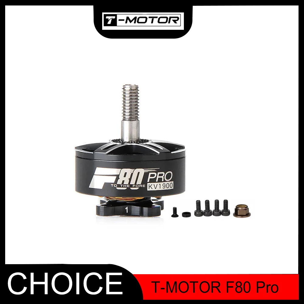 Бесщеточный двигатель TMotor F80 Pro 1900/2200/2500KV для гоночных дронов FPV - 220 250 мм, совместимость с рамой радиоуправляемого квадрокоптера
Бесщеточный двигатель TMotor F80 Pro 1900/2200/2500KV для гоночных дронов FPV - 220 250 мм, совместимость с рамой радиоуправляемого квадрокоптера