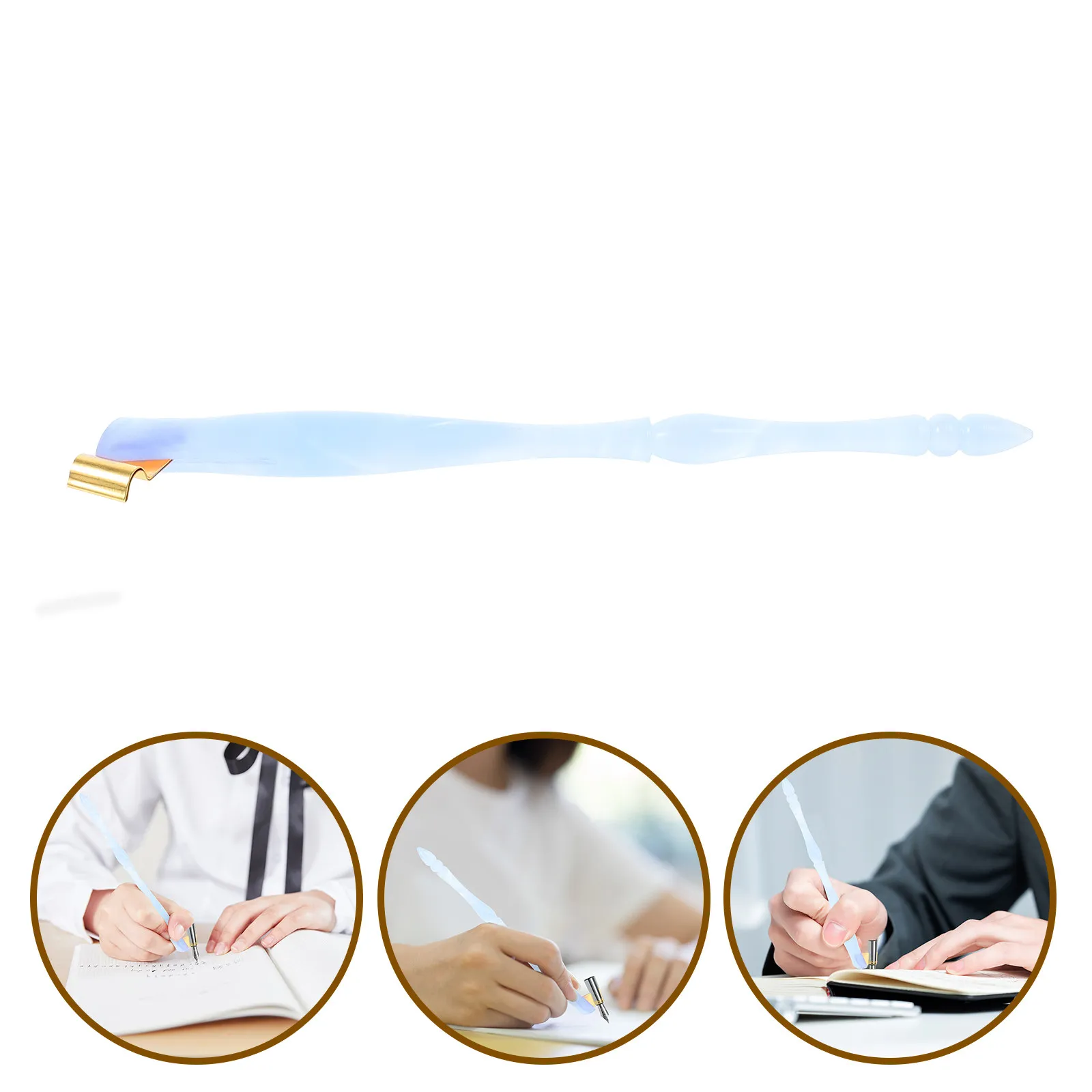 Dip Pen Nib Holder Resin Calligraphy Pen Ergonomic Comfortable Fountain Writing Tool for Office School Art Supplies Replacement
Dip Pen Nib Holder Resin Calligraphy Pen Ergonomic Comfortable Fountain Writing Tool for Office School Art Supplies Replacement