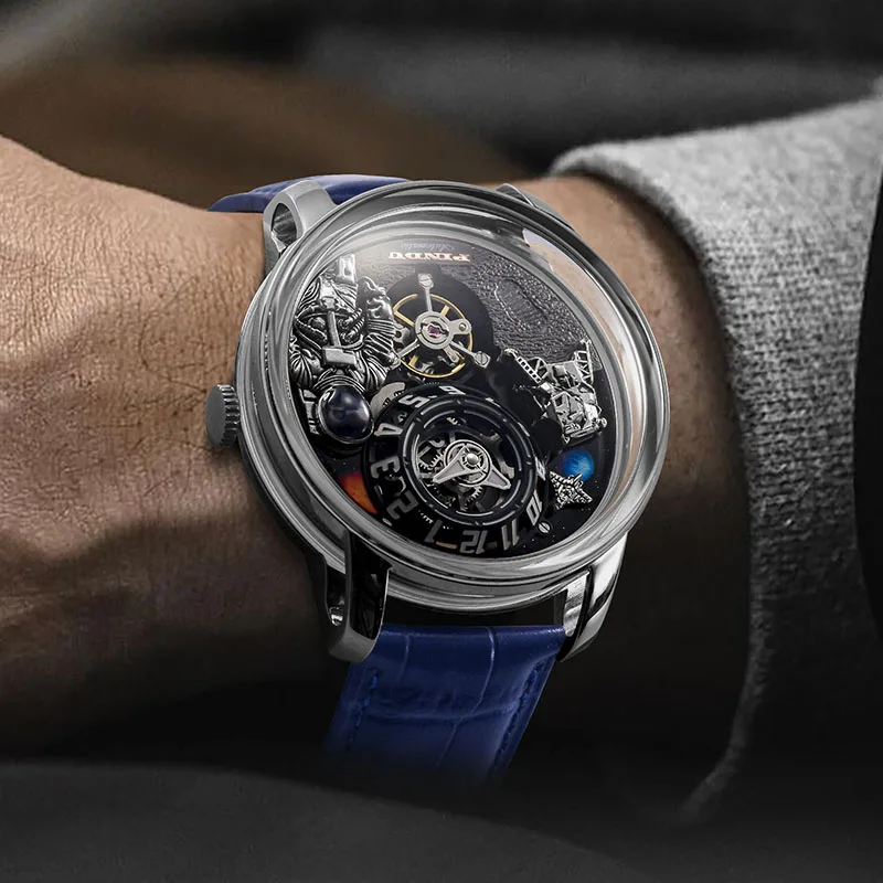 2025 PINDU Watch Men Mechanical Watches W2101B Space Dial Astronaut Space Station Luminous Waterproof Men Watch Leather Strap
2025 PINDU Watch Men Mechanical Watches W2101B Space Dial Astronaut Space Station Luminous Waterproof Men Watch Leather Strap