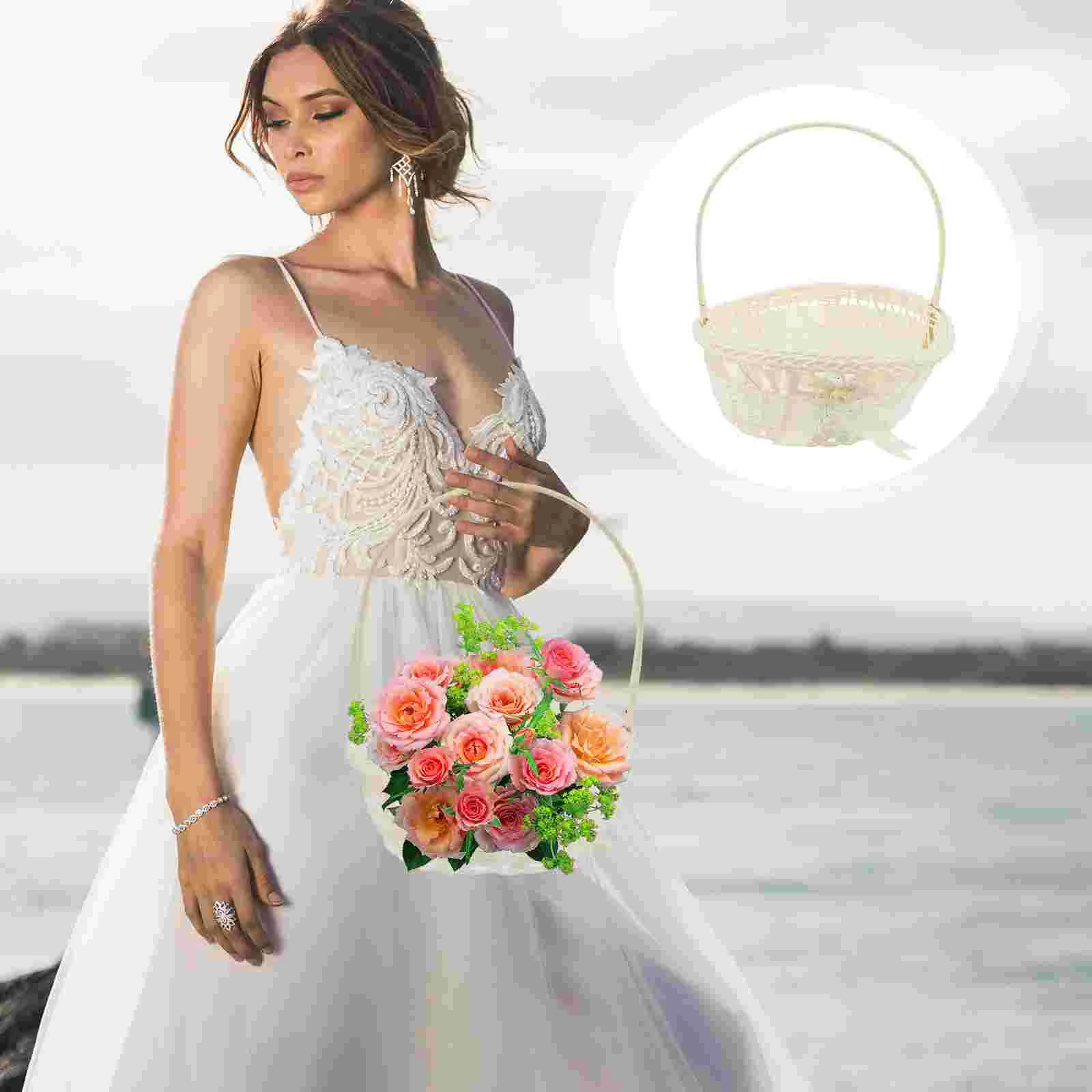 Woven Flower Handmade Storage Basket for Home Decoration Party Wedding Mini Flower Arrangement Basket Storage Container
Woven Flower Handmade Storage Basket for Home Decoration Party Wedding Mini Flower Arrangement Basket Storage Container