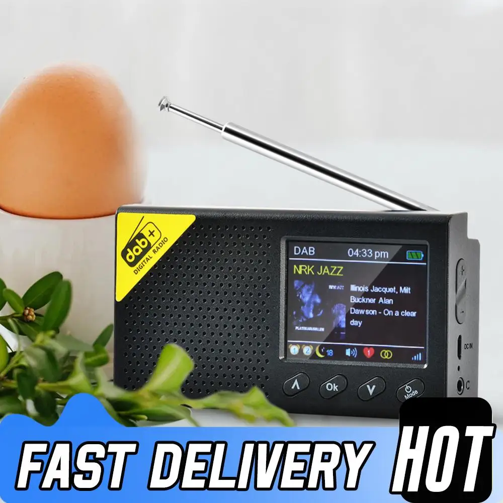 Bluetooth 5.0 Digital Radio Stereo DAB FM Receiver Audio Broadcasting Player 2.4 inch LCD Display Portable Home Radio Player
Bluetooth 5.0 Digital Radio Stereo DAB FM Receiver Audio Broadcasting Player 2.4 inch LCD Display Portable Home Radio Player