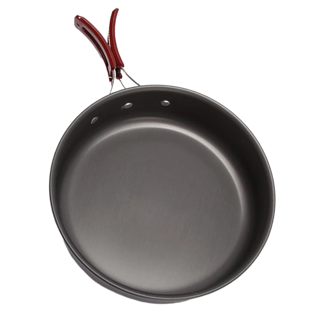 Outdoor Pan Frying Pan Portable Camping Pot Picnic Frying Pan Outdoor Cooking Ware Cooking Tools for Family (Black)
Outdoor Pan Frying Pan Portable Camping Pot Picnic Frying Pan Outdoor Cooking Ware Cooking Tools for Family (Black)