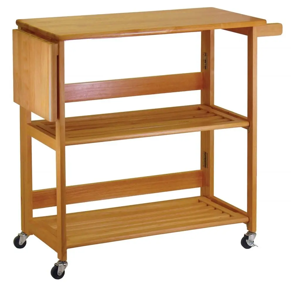 Foldable Kitchen Cart, Brown Solid Wood, Open Utility Cart, Serving Trolley on Wheels, Compact Storage, Adjustable, Customized
Foldable Kitchen Cart, Brown Solid Wood, Open Utility Cart, Serving Trolley on Wheels, Compact Storage, Adjustable, Customized