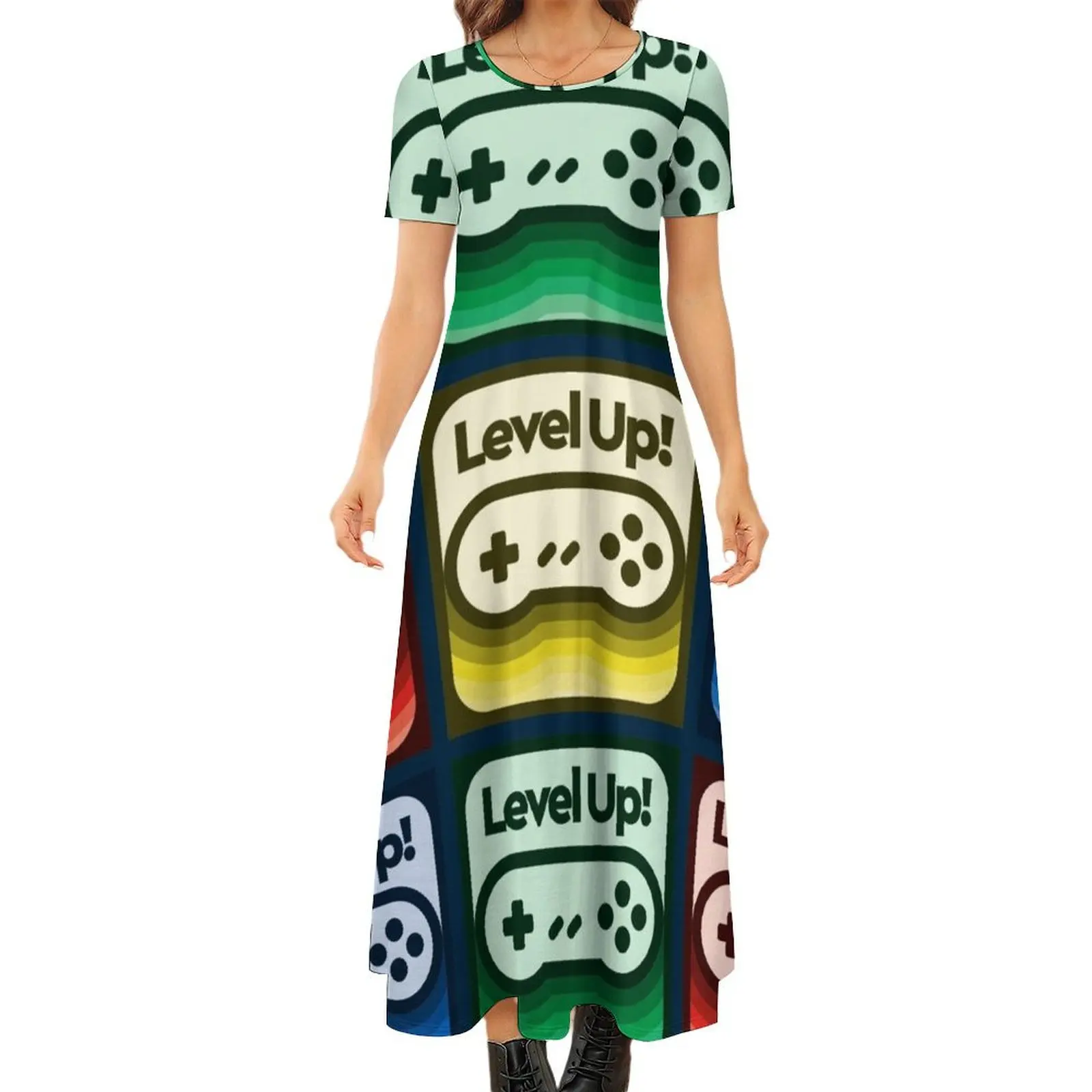 Leveling Up I Round Neck Short Sleeve Dress summer clothes for women luxury woman party dress clothes for woman
Leveling Up I Round Neck Short Sleeve Dress summer clothes for women luxury woman party dress clothes for woman