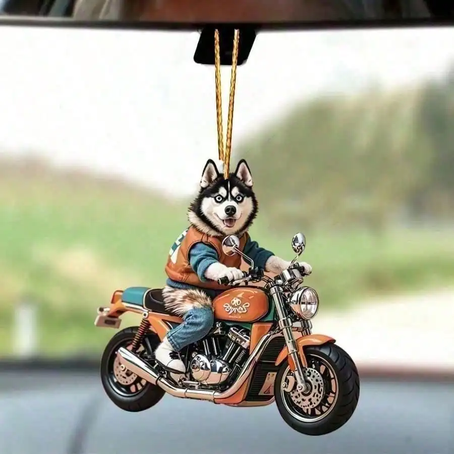 1 piece of husky knight dual-use charm – works as a husky motorcycle and car pendant. Perfect as a fun biker companion gift.
1 piece of husky knight dual-use charm – works as a husky motorcycle and car pendant. Perfect as a fun biker companion gift.