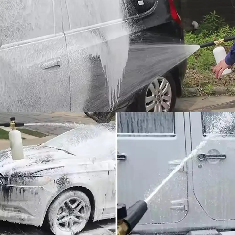 Car Auto Wash Foam Gun High Pressure Auto Washer Snow Lance Tools Water Foam Foamer Soap Cleaning Gun Cleaning Deep R2W2
Car Auto Wash Foam Gun High Pressure Auto Washer Snow Lance Tools Water Foam Foamer Soap Cleaning Gun Cleaning Deep R2W2
