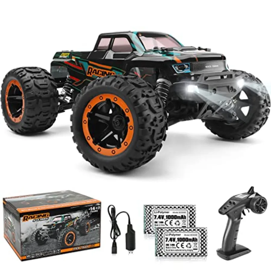 1:16 Remote Control Car for Adults High-Speed 36km/h RC Trucks RTR 2.4G All Terrain Waterproof Off-Road Vehicle with 2 Batterie
1:16 Remote Control Car for Adults High-Speed 36km/h RC Trucks RTR 2.4G All Terrain Waterproof Off-Road Vehicle with 2 Batterie