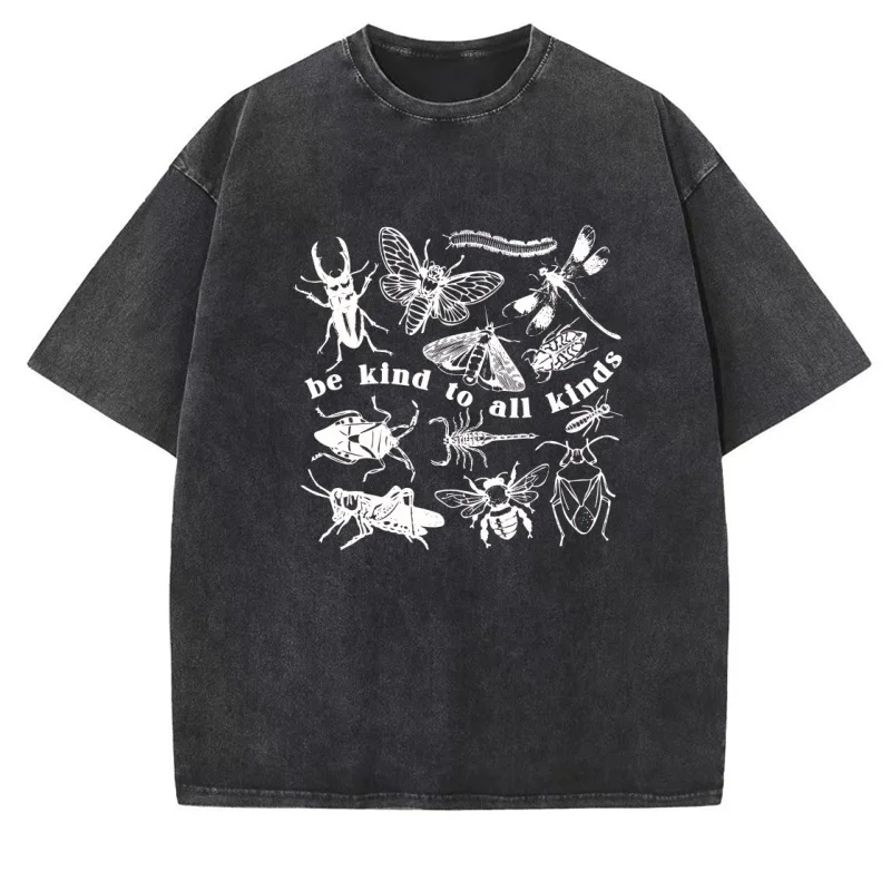 Be Kind To All Kinds Vintage T-Shirt Men Women Funny Graphic Tshirt EU Size Cotton Short Sleeve Entomology T Shirt Streetwear
Be Kind To All Kinds Vintage T-Shirt Men Women Funny Graphic Tshirt EU Size Cotton Short Sleeve Entomology T Shirt Streetwear